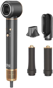 Фен-стайлер WINNINGSTAR ST-5834 5 in 1 1300W Gray