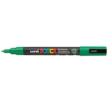 Маркер UNI Posca, 0.9-1.3мм, Зеленый (PC-3M.Green)