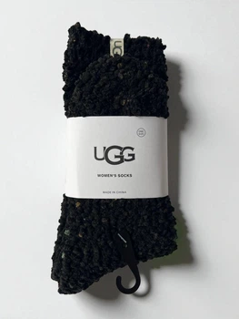 Жіночі шкарпетки UGG Bubble Cozy Chenille Sock (UAS0011W-BLK) One size Чорний з різнобарвним