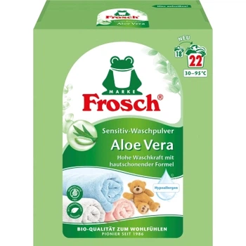 Пральний порошок Frosch Колор Алое Вера 1450 г (4001499960291/4001499969508)