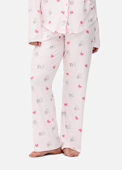 Женские пижамные штаны Primark Printed Boyfriend Pyjamas Bottoms XXL для дома и сна Пудровый (8827)