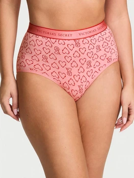 Женские трусики Victoria’s Secret (698756324417) Logo Cotton Modern Brief L розовые