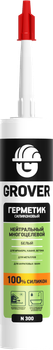 Герметик силиконовый нейтральный для зеркал Grover N300 300 мл прозрачный