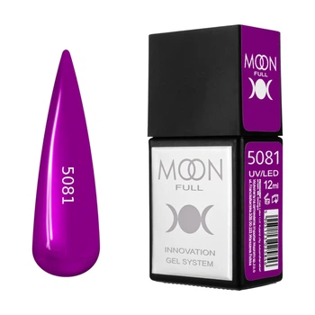 Гель-лак MOON FULL Amazing Color Gel polish №5081 фіолетовий, 12 мл