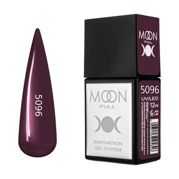 Гель-лак MOON FULL Amazing Color Gel polish №5096 темно-винный, 12 мл