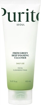 Pianka do mycia twarzy Purito From Green Deep z centellą i zieloną herbatą 150 ml (8809563102686)