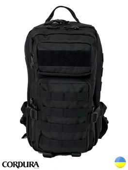Тактичний міський рюкзак з Cordura 1000D PIM-25L, чорний, 25 л