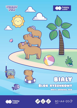 Блокнот для малювання Happy Color Yummy Yum 80g 20 сторінок А4 (5902979031908)