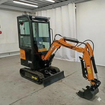Мини-экскаватор Captok CK13С, 13 л.с., бензин, 1000кг, кабина