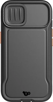 Чехол для Iphone 16e/15/14/13 Tech21 Evo Max MagSafe Black с защитой камеры (шторка) противоударный
