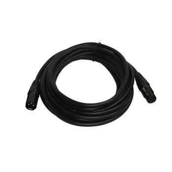 Кабель мікрофонний Alfabeto MXX6-BK (XLR 3-pin - XLR 3-pin) (Black) (6 м)