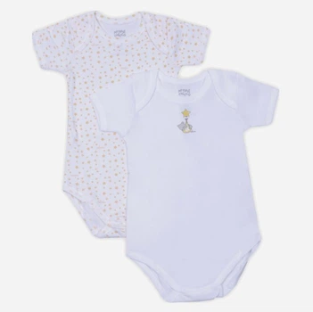 Боди 2 шт унисекс Chicco 090.11286.034 80 см Белый