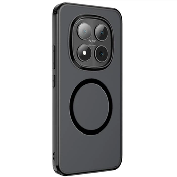 Чехол - накладка Omeve Glass Ring для Xiaomi Redmi Note 15 5G / Poco M8 black
