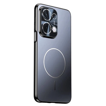 Чохол Matte Acrylic Mag для Oppo A6 Pro 4G / 5G із захисною рамкою на камеру black
