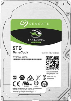 Dysk twardy Seagate BarraCuda HDD 5TB 5400rpm 128MB ST5000LM000 2.5 SATA III (WCJB221H) - Outlet