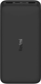 УМБ Xiaomi Redmi PowerBank 20000 mAh Fast Charge 18W PB200LZM Black (VXN4304GL) (26922/13266172) - Уцінка