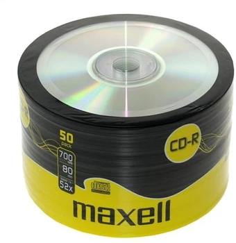 Диски Maxell CD-R 700 MB 52x 50 шт (MX50S) (955555912303664) - Уцінка