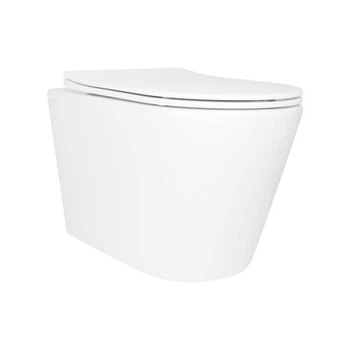Унітаз підвісний Qtap Scorpio безободковий Ultra Quiet з сидінням Soft-close QT1433053EUQW