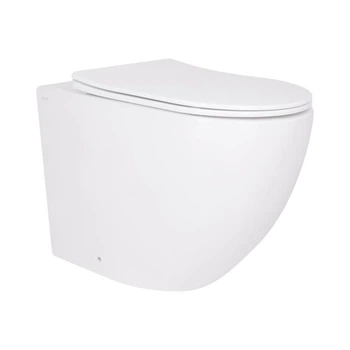Унітаз підвісний Qtap Robin Ultra Quiet безобідковий із сидінням Soft-close 520x365x365 мм WHITE