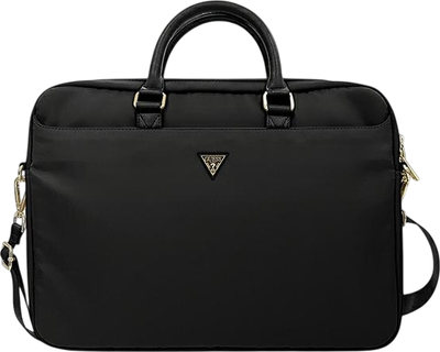 Torba na laptopa Guess Nylon Triangle Logo 16" Black (GUCB15NTMLBK)
