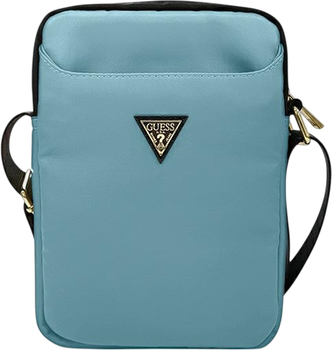 Torba na tablet Guess Nylon Triangle Logo 10" Blue (GUTB10NTMLLB)