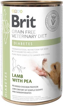Вологий беззерновий корм для собак Brit Veterinary Diet Diabetes