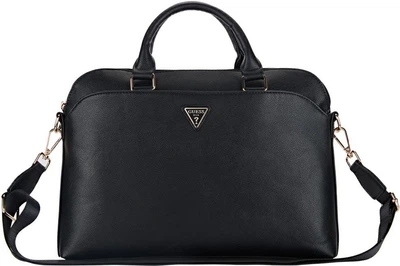 Torba na laptopa Guess Grained Triangle Logo 15" Black (GUCB15PGTSPSK)