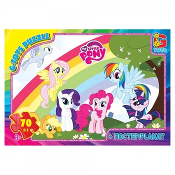 Пазли G-Toys My little PONY MLP035 70 деталей