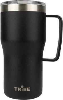 Термокружка Tribe Travel Mug T-FA-0034-black 600 мл чорна