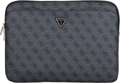 Чохол для ноутбука Guess 4G Zipper Pocket Triangle Logo 14" Black (GUCS14ZP4DPTK)