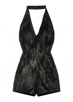 Комбінезон жіночий Missguided пайєтки чорний, розмір XS (STK002072-02)