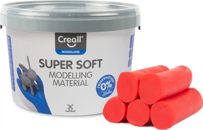 Набір для творчості Creall Super Soft 1750 г 25011 Червоний (8714181250117)