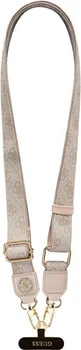 Шнурок Guess Universal CBDY 4G Tether Patch Strass Metal Logo Pink (GUUCNP4DGMP)