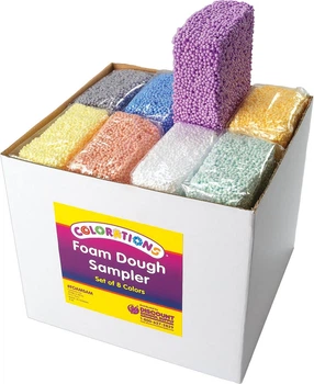 Набір для творчості Colorations Foam Dough Sampler 8 кольорів (5710903611856)