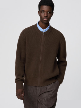 Кардиган Uniqlo розмір М темно-коричневий (38) (479731)