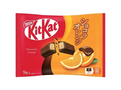 NESTLE Japan Kit Kat Orange Chocolate вафли с апельсиновым вкусом, 9 шт