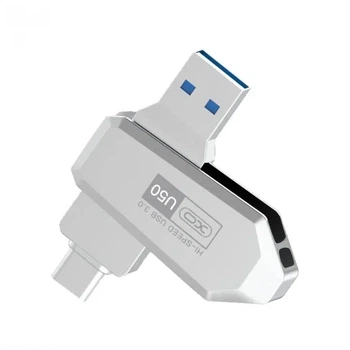 Флеш XO U50 USB 3.0+Type-C 256 GB