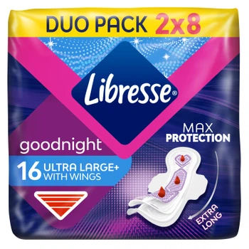 Гигиенические прокладки Libresse Ultra Goodnight Large 16 шт. (7322540960273)