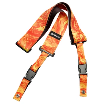 Ремень для гитары DiMarzio Steve Vai ClipLock Orange Universe (DD2245)