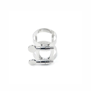 Лигатура для саксофонов D'Addario Rico Ligature For Alto Saxophone NIckel-Plated (RAS1LN)