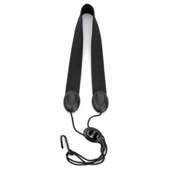 Ремень для духовых инструментов D'Addario Saxophone Fabric Neck Strap Alto/Soprano (Black) (SJA11)