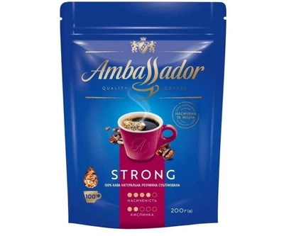 Кофе растворимый cублимированный Strong Ambassador 200 г
