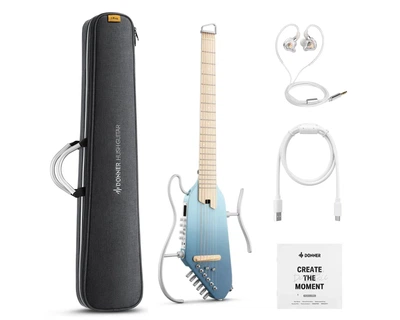 Silent гитара Donner HUSH-I PRO Hawaiian Blue
