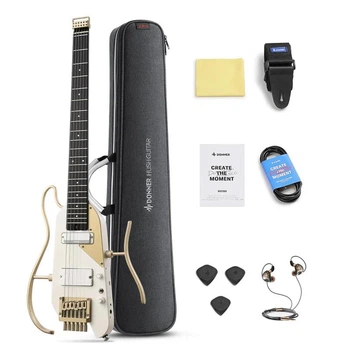 Silent гитара Donner HUSH-X PRO White-Luxe