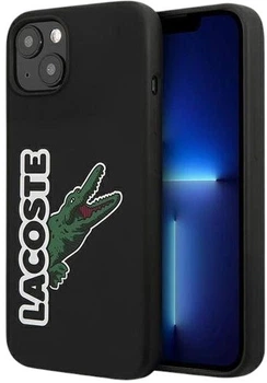 Etui Lacoste do iPhone 14 Plus Silicone Head Crocodile Black (LCHCP14MSHK)