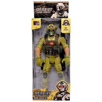 Игровая фигурка "Солдат. Desert task force", 31 см, хаки (вид 2)
