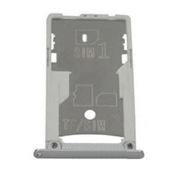 Держатель SIM-карты Xiaomi Redmi 4x, С разъемом на карту памяти, Серебряный - 177352