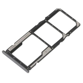 Держатель SIM-карты Xiaomi Poco M4 5G, С разъемом на карту памяти, Черный - 355131