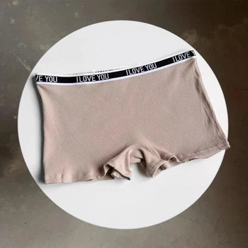 Бавовняні жіночі трусики шортики Dyana - L-XL на стегна до 110 см - Бежевий