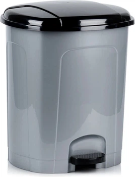 Кошик для сміття Orion з педаллю 30 л Сірий (8592381171537)